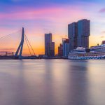Rotterdam in volle ochtendglorie