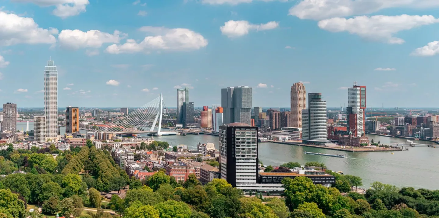 Uitzicht vanaf de Euromast - Rotterdam (Panorama)