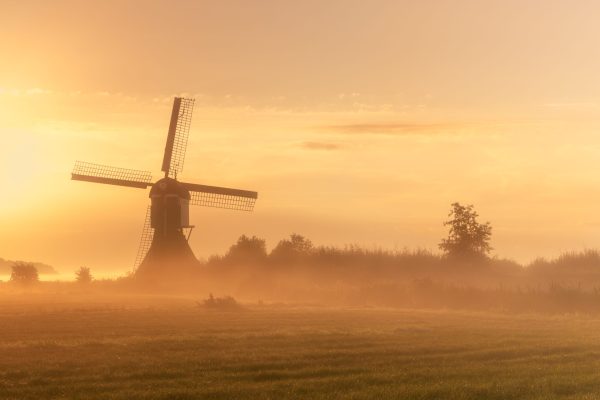 Een prachtige Hollandse zonsopkomst