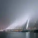 Een mistige Erasmusbrug (Rotterdam)